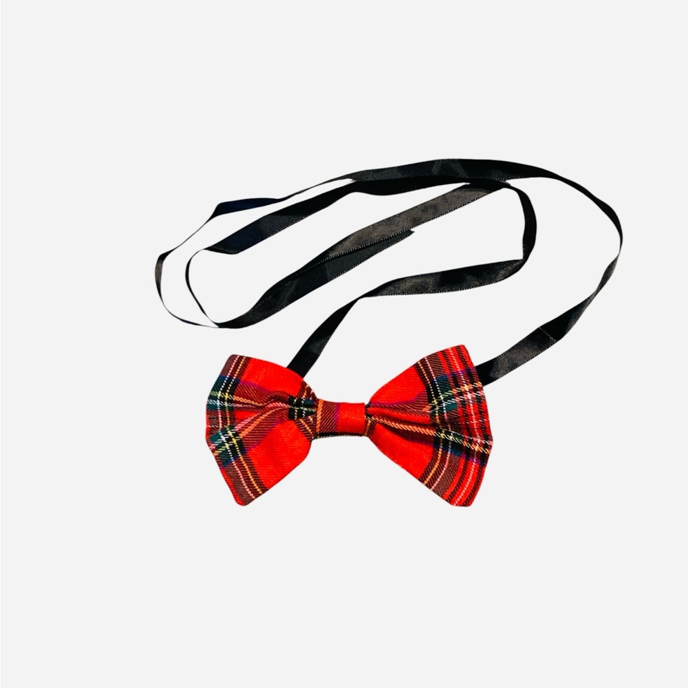Women’s 4 Piece Set Nerdy Schoolgirl Red Plaid Skirt w Suspenders.Sz XL SKU 594 - Picture 5 of 6
